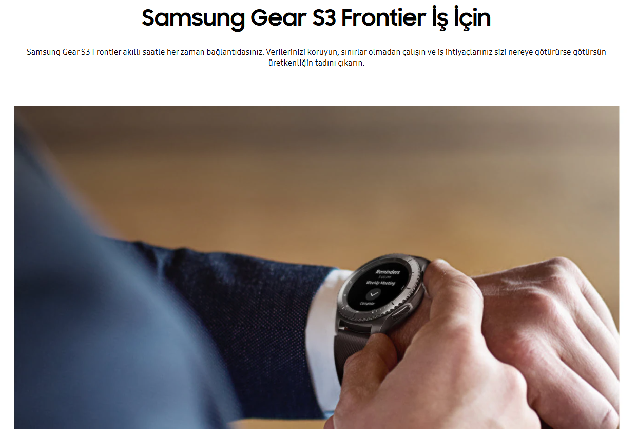 Outlet Samsung Galaxy Gear S3 Frontier